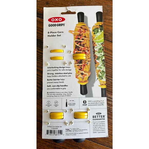 NIB OXO 8PC Corn Holder Set - Picture 5 of 5